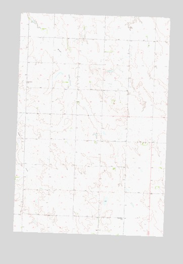 Red Butte SW, ND USGS Topographic Map