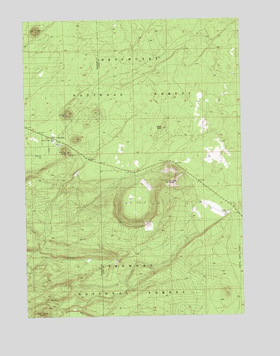 Big Hole, OR USGS Topographic Map