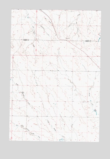 Red Buttes, MT USGS Topographic Map
