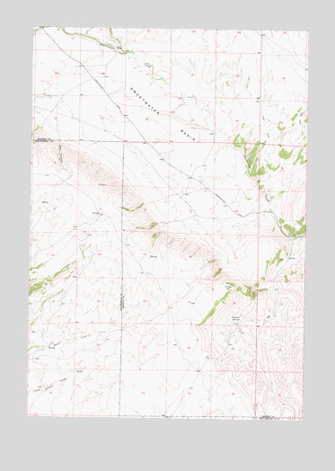 Red Canyon, MT USGS Topographic Map