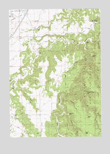 Red Canyon Creek, WY USGS Topographic Map