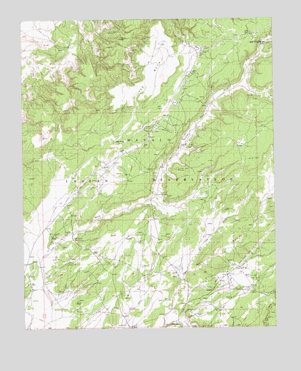 Red Clay Wash, AZ USGS Topographic Map