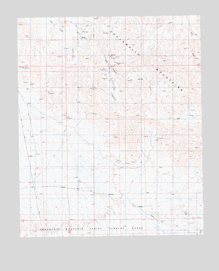 Red Cloud Canyon, CA USGS Topographic Map
