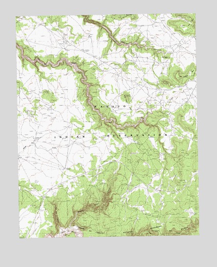 Red Cornfield Mesa, AZ USGS Topographic Map