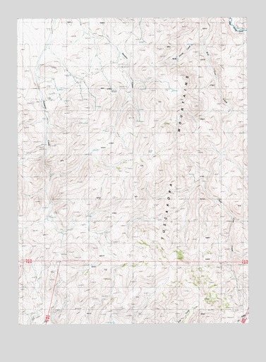 Red Cow Creek, NV USGS Topographic Map