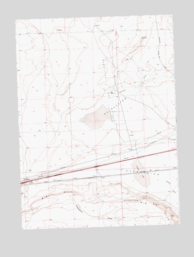 Red Desert, WY USGS Topographic Map