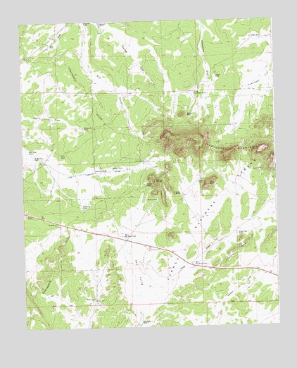 Red Flats, NM USGS Topographic Map