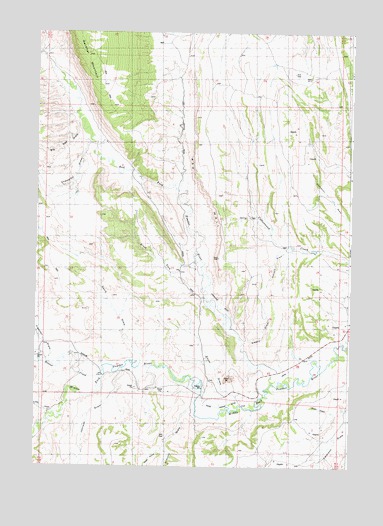 Red Fork Powder River, WY USGS Topographic Map