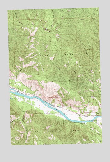Big Hole Peak, MT USGS Topographic Map