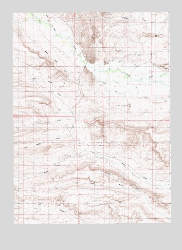 Red Gap, WY USGS Topographic Map