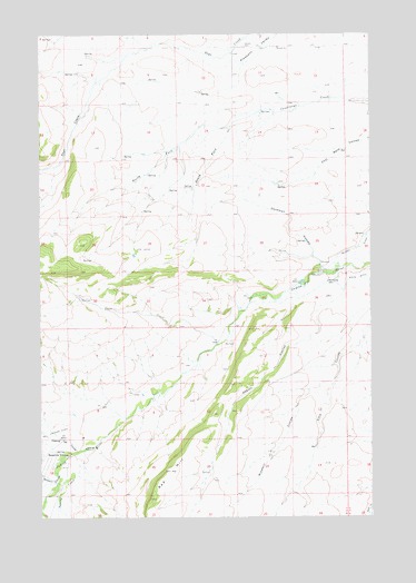 Red Hill, MT USGS Topographic Map