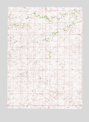 Red Hill, WY USGS Topographic Map