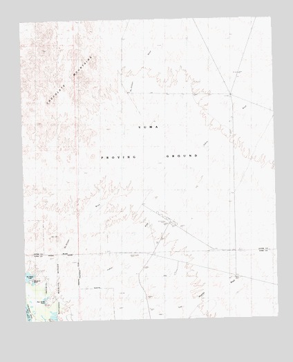 Red Hill SW, AZ USGS Topographic Map