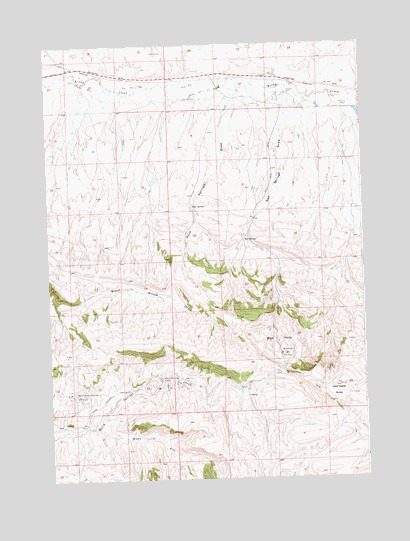 Red Hole, WY USGS Topographic Map