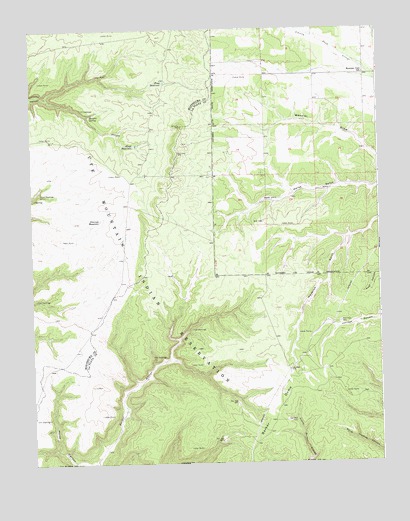 Red Horse Gulch, CO USGS Topographic Map
