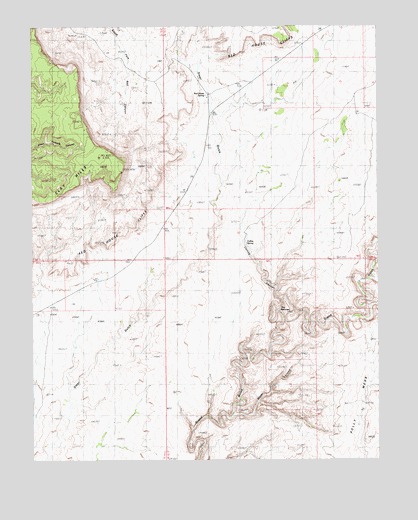 Red House Spring, UT USGS Topographic Map