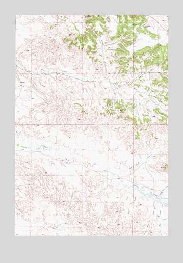 Red Knob, MT USGS Topographic Map