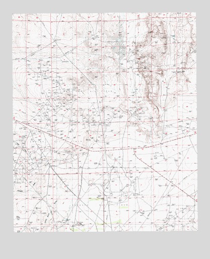 Red Lake, NM USGS Topographic Map