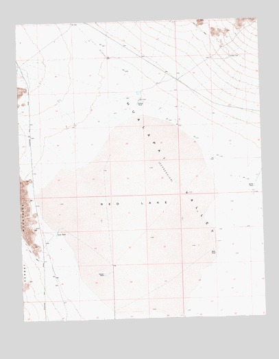 Red Lake, AZ USGS Topographic Map