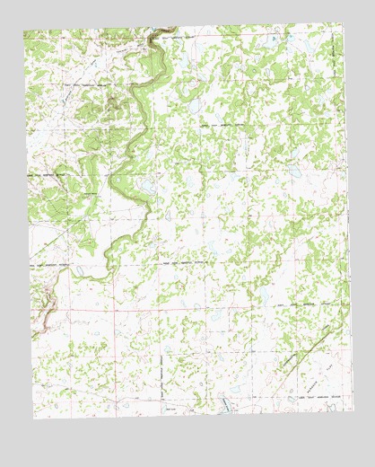 Red Lake Mission, NM USGS Topographic Map