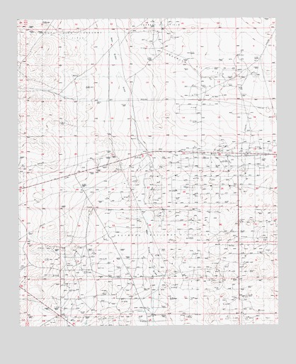 Red Lake SE, NM USGS Topographic Map