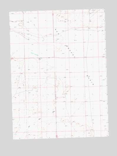Red Lake SE, WY USGS Topographic Map
