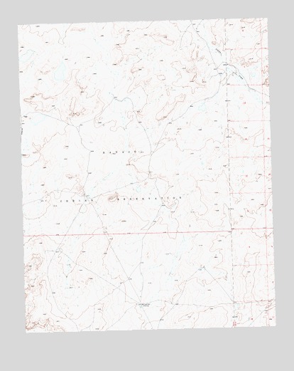 Red Lake Well, NM USGS Topographic Map