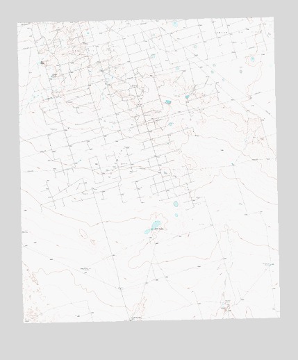 Red Lakes, TX USGS Topographic Map