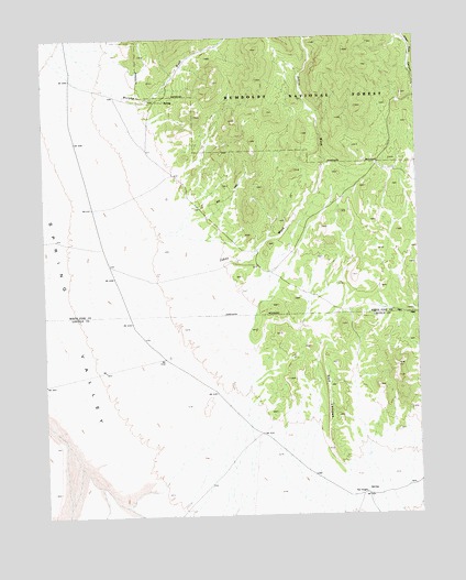 Red Ledges, NV USGS Topographic Map