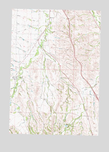 Big Horn, WY USGS Topographic Map