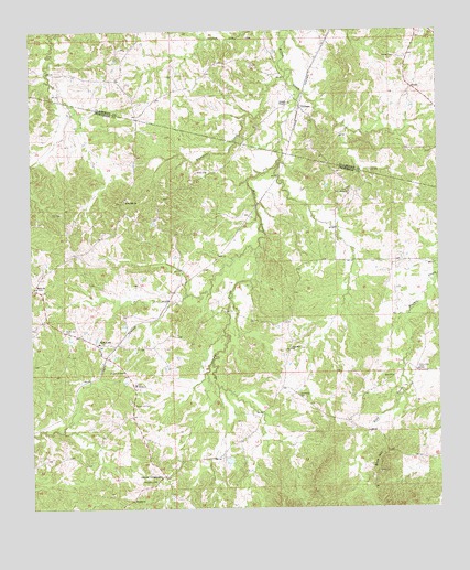 Red Lick, MS USGS Topographic Map