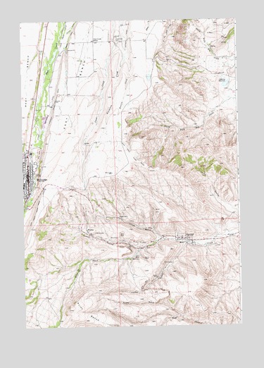 Red Lodge East, MT USGS Topographic Map