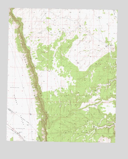 Red Mesa, AZ USGS Topographic Map