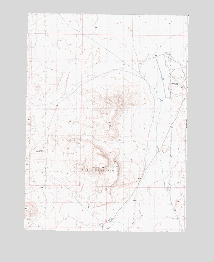 Red Mountain, OR USGS Topographic Map