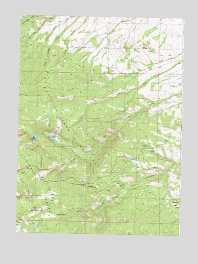 Red Mountain, WY USGS Topographic Map