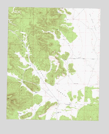 Red Mountain, AZ USGS Topographic Map