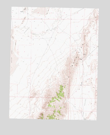 Red Pass, UT USGS Topographic Map