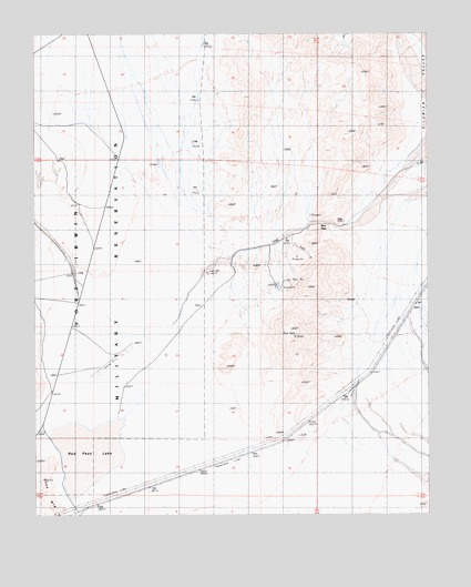 Red Pass Lake, CA USGS Topographic Map