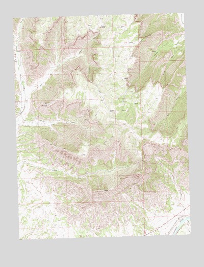 Red Pinnacle, CO USGS Topographic Map