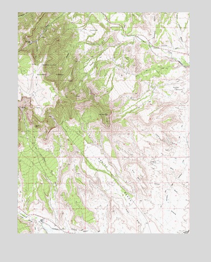Red Point, UT USGS Topographic Map