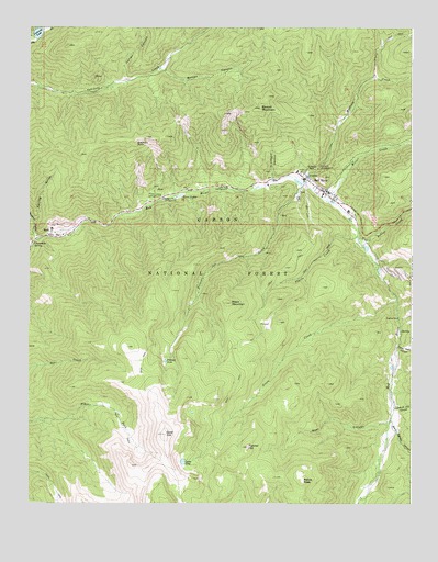 Red River, NM USGS Topographic Map