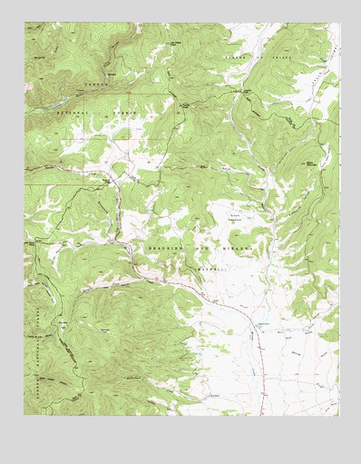 Red River Pass, NM USGS Topographic Map