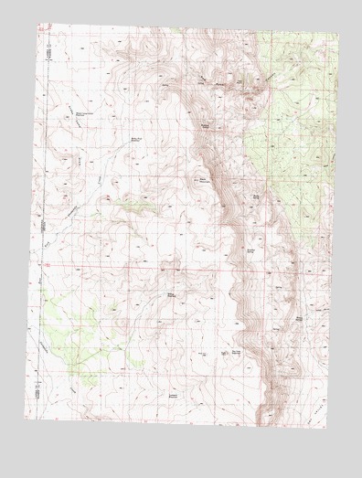 Red Rock Canyon, NV USGS Topographic Map