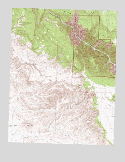Red Rock Canyon, CO USGS Topographic Map