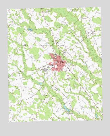 Red Springs, NC USGS Topographic Map