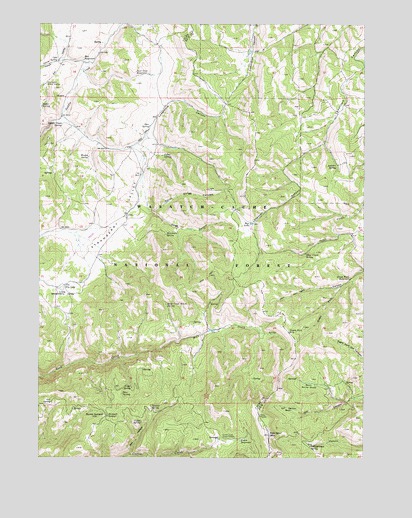Red Spur Mountain, UT USGS Topographic Map