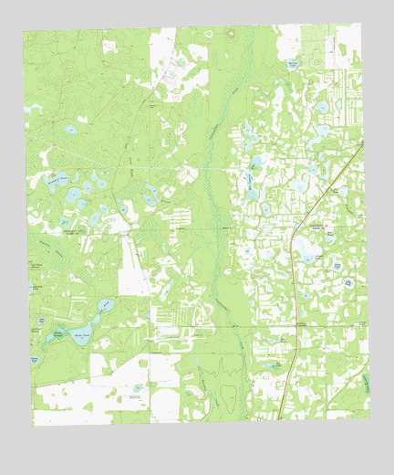 Red Store Crossroads, GA USGS Topographic Map
