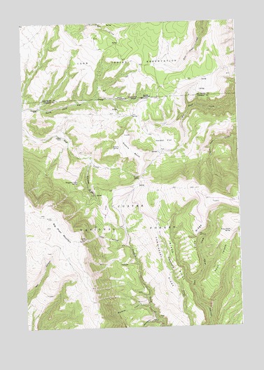 Big Ice Cave, MT USGS Topographic Map