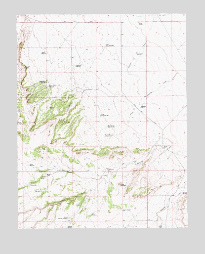 Red Top Ranch, CO USGS Topographic Map