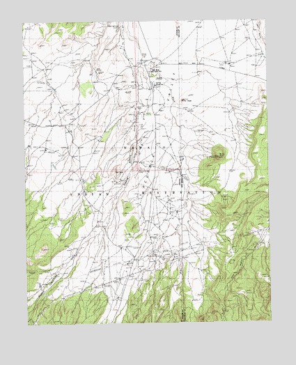 Red Valley, AZ USGS Topographic Map